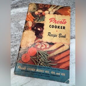 Vintage Cookbook Presto